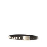 Stijlvol Leren Riem Dolce & Gabbana , Black , Dames