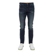 Denim Blauwe Zak Stijlvolle Jeans Armani Exchange , Blue , Heren