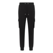 Stijlvolle Sweatpants voor Mannen Carlo Colucci , Black , Heren