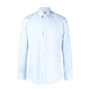 Casual Katoenen Shirt met Uniek Ontwerp Dolce & Gabbana , Blue , Heren