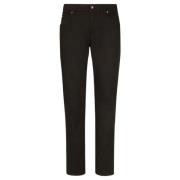 Slim Fit Denim Jeans Dolce & Gabbana , Black , Heren