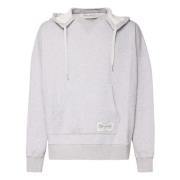 Gemêleerd Grijs Katoenen Hoodie Golden Goose , Gray , Heren