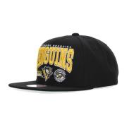 NHL Kampioenen Pittsburgh Penguins Snapback Pet Mitchell & Ness , Blac...