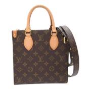 Pre-owned Canvas louis-vuitton-bags Louis Vuitton Vintage , Brown , Da...