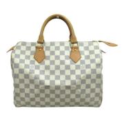 Pre-owned Canvas louis-vuitton-bags Louis Vuitton Vintage , White , Da...