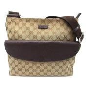 Pre-owned Canvas gucci-bags Gucci Vintage , Brown , Dames