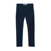 Pruisisch Blauwe Slim Fit Broek Jacob Cohën , Blue , Heren