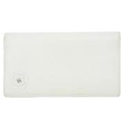 Pre-owned Leather wallets Chanel Vintage , White , Dames