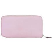 Pre-owned Leather wallets Hermès Vintage , Pink , Dames