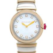 Pre-owned Metal watches Bvlgari Vintage , White , Dames