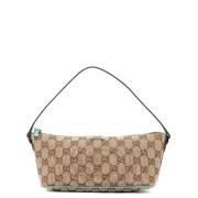 Pre-owned Canvas gucci-bags Gucci Vintage , Beige , Dames