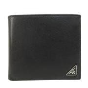 Pre-owned Leather wallets Prada Vintage , Black , Dames