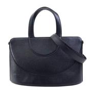 Pre-owned Leather handbags Bvlgari Vintage , Black , Dames