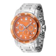 Pro Diver Quartz Horloge - Oranje Wijzerplaat Invicta Watches , Gray ,...