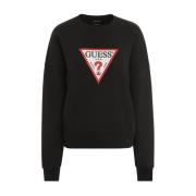 Crewneck Sweatshirt Guess , Black , Dames