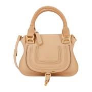 Kleine leren handtas met afneembare schouderriem Chloé , Brown , Dames