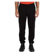 Sportieve katoenen sweatpants met reliëflogo Emporio Armani EA7 , Blac...