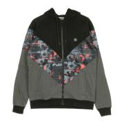 Zwart Glitch Camo Rits Hoodie Dolly Noire , Multicolor , Heren