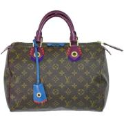 Pre-owned Canvas louis-vuitton-bags Louis Vuitton Vintage , Brown , Da...