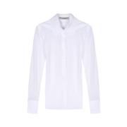 Witte Mesh Blouse Stretch Design D.Exterior , White , Dames