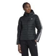 Premium Slim Hooded Jacket Adidas , Black , Dames