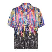 Artistiek Gebreid Shirt Carlo Colucci , Multicolor , Heren