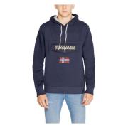 Mannen Sweatshirt Herfst/Winter Collectie Napapijri , Blue , Heren