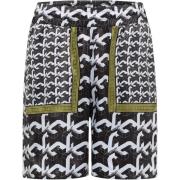 Border Print Shorts Carlo Colucci , Multicolor , Heren