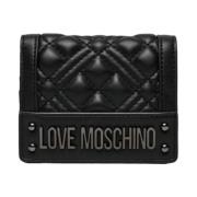 Ritsportemonnee Love Moschino , Black , Dames