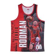 Chicago Bulls Tank Top Rodman Edition Mitchell & Ness , Multicolor , H...