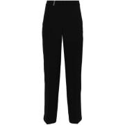 Zwarte Broek voor Vrouwen Aw24 Peserico , Black , Dames