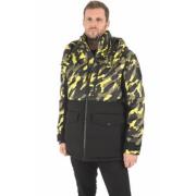 Stijlvolle Gele Camo Winterjas Moose Knuckles , Multicolor , Heren