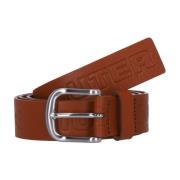 Bruin Heren Metalen Gesp Riem Iuter , Brown , Heren