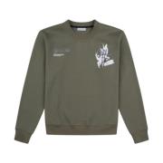 Rebirth Sweater Donkergroen Heren Off The Pitch , Green , Heren