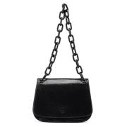 Pre-owned Leather prada-bags Prada Vintage , Black , Dames