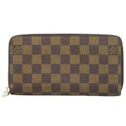 Pre-owned Canvas wallets Louis Vuitton Vintage , Brown , Dames