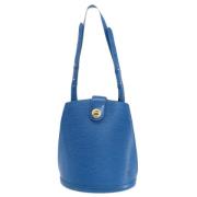 Pre-owned Leather louis-vuitton-bags Louis Vuitton Vintage , Blue , Da...