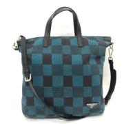 Pre-owned Fabric prada-bags Prada Vintage , Blue , Dames