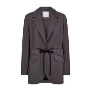 String Tie Blazer Co'Couture , Gray , Dames