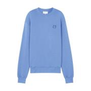 Stijlvolle Sweatshirt voor Mannen Maison Kitsuné , Blue , Heren