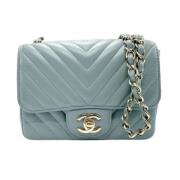 Pre-owned Fabric chanel-bags Chanel Vintage , Blue , Dames