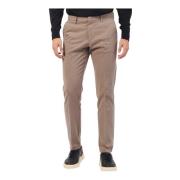 Beige Chino Broek Slim Fit Boss , Beige , Heren