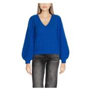 Gestructureerde Gebreide Trui Herfst/Winter Collectie Guess , Blue , D...