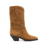 Western Style Cowboy Laarzen Isabel Marant , Beige , Dames