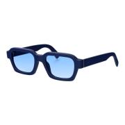 Blauwe Caro Zonnebril Retrosuperfuture , Blue , Unisex