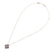 Pre-owned Rose Gold necklaces Van Cleef & Arpels Pre-owned , Gray , Da...