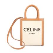 Pre-owned Cotton celine-bags Celine Vintage , Beige , Dames