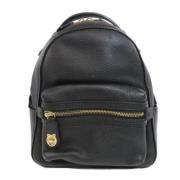 Pre-owned Leather backpacks Coach Pre-owned , Black , Dames