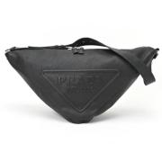 Pre-owned Leather prada-bags Prada Vintage , Black , Dames