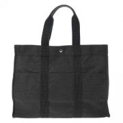 Pre-owned Canvas totes Hermès Vintage , Gray , Dames